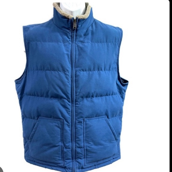 Lucky Brand Men’s Blue Puffer Vest - Picture 1 of 3